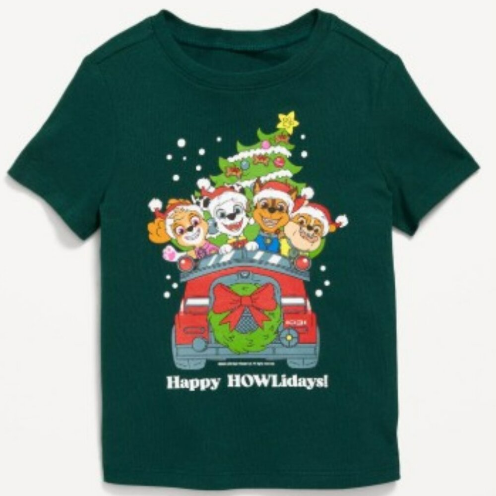 NWT. OLD NAVY Paw Patrol™ Unisex Baby Holiday Graphic T-Shirt